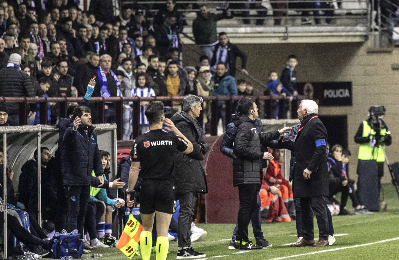 Fotos: El partido de Copa en Las Gaunas se vivió con emoción