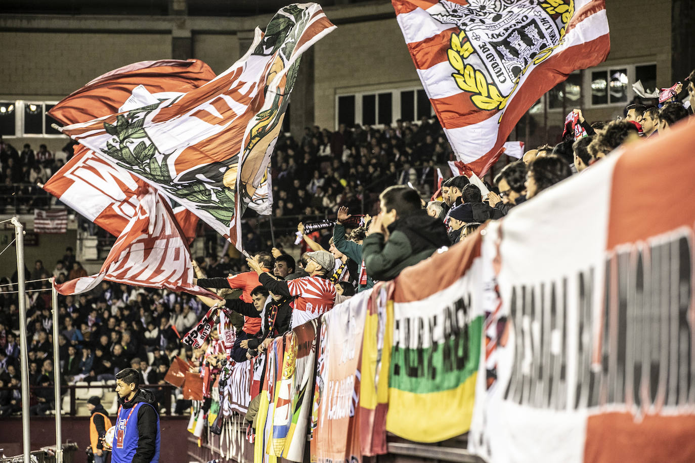 Fotos: El partido de Copa en Las Gaunas se vivió con emoción