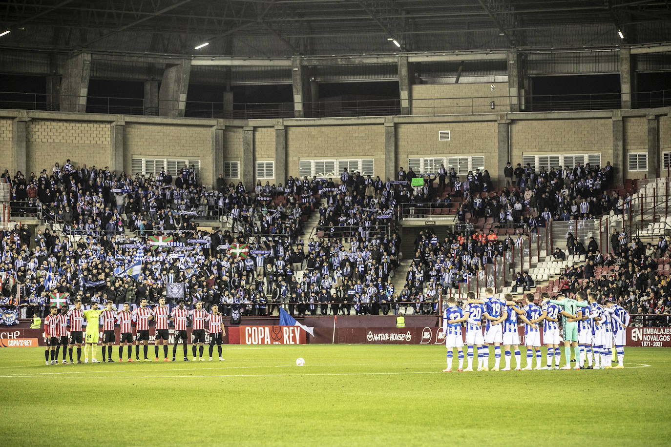 Fotos: El partido de Copa en Las Gaunas se vivió con emoción