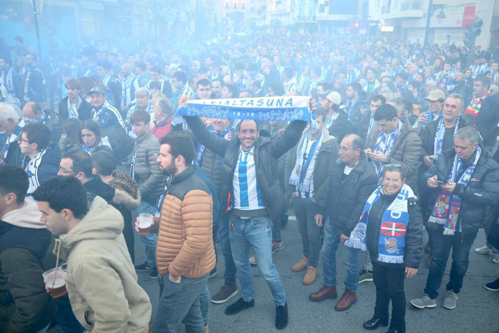 Fotos: El recorrido de los donostiarras del Espolón a República Argentina