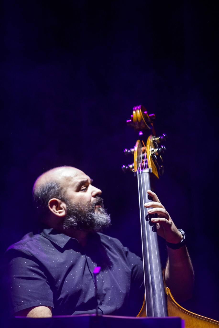 Fotos: Rebeca Jiménez y Benjamín Prado en la sala Gonzalo de Berceo