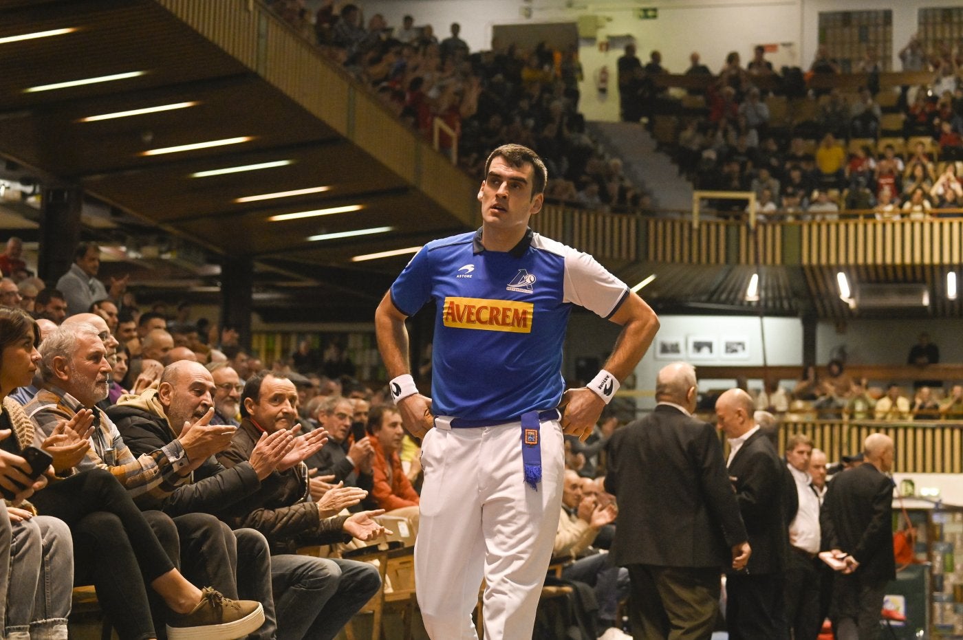 Joseba Ezkurdia, ayer en el Astelena eibarrés. 