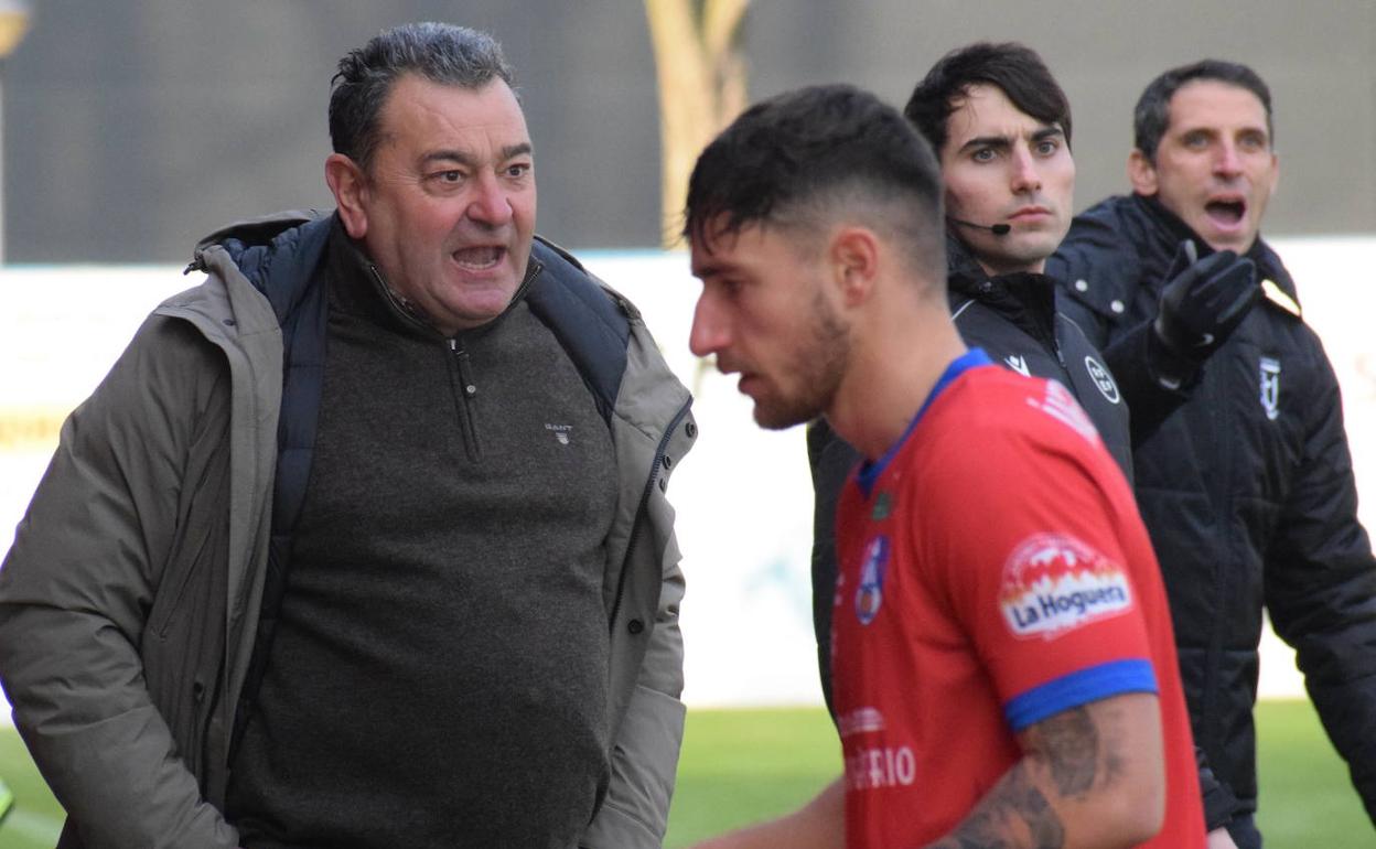 Carlos Pouso, en un entrenamiento. 