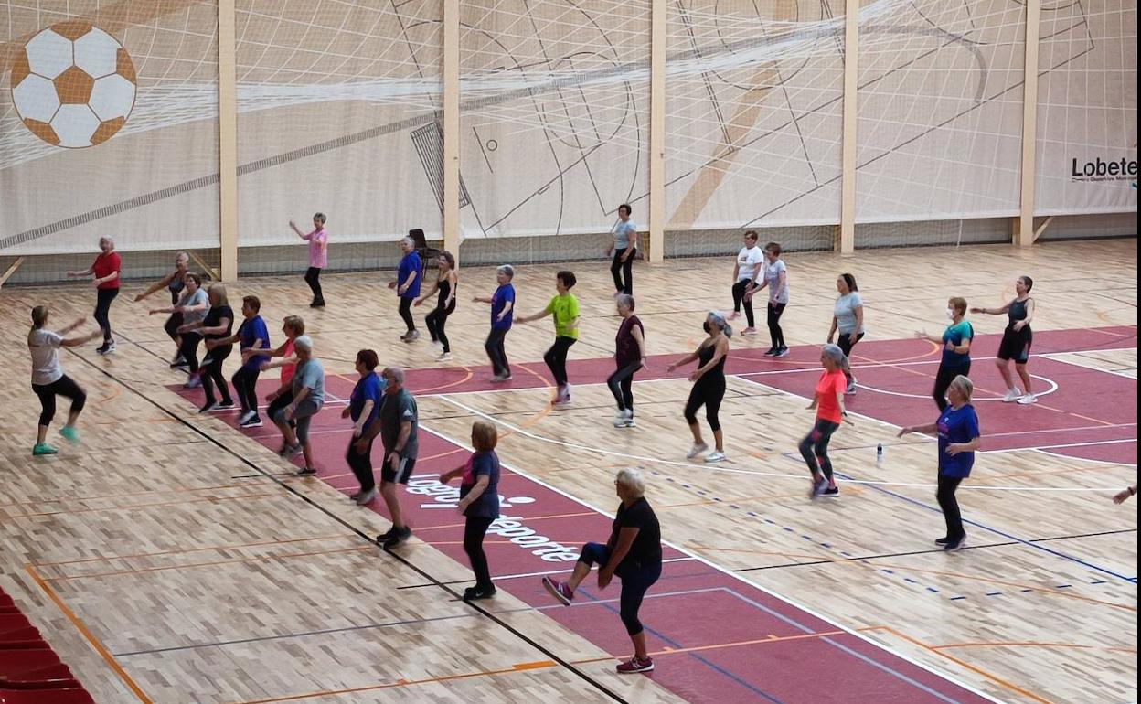 Uno de los cursos de Logroño Deporte