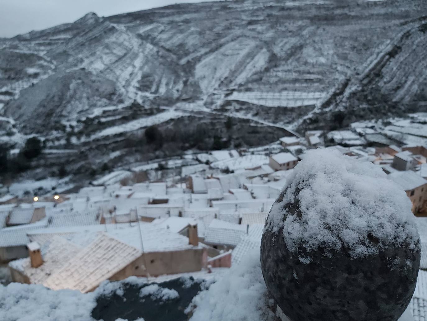 Fotos: La nieve y el hielo llegan a La Rioja