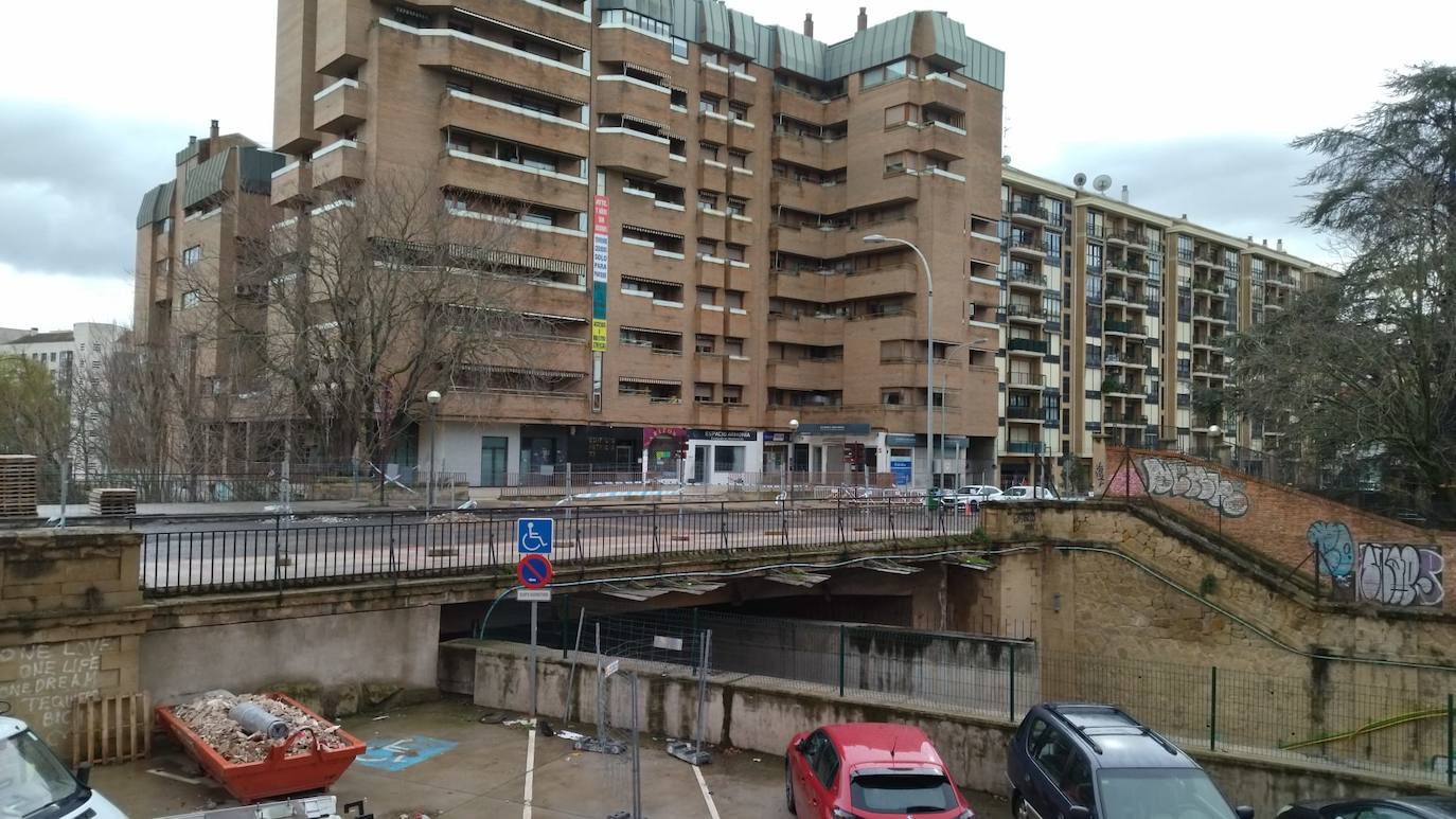 Imagen del puente de Vara de Rey este miércoles. 