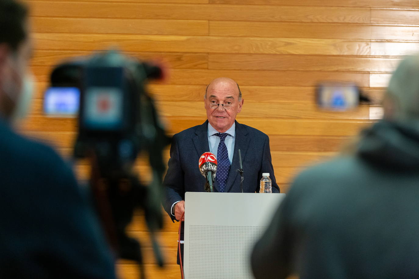 Jaime García-Calzada, durante una rueda de prensa. 