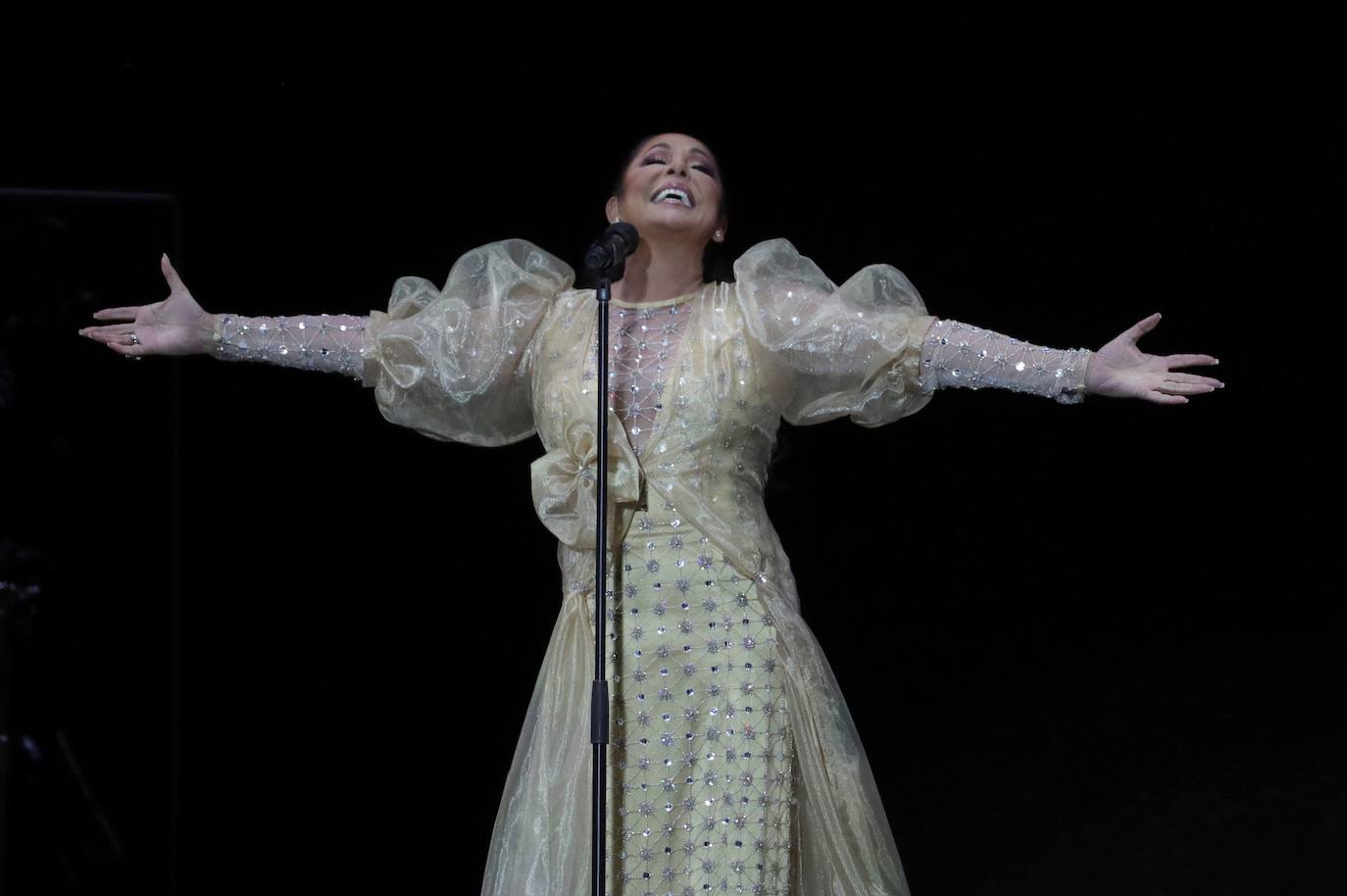 Pantoja, en una actuación en 2020 en Madrid. 