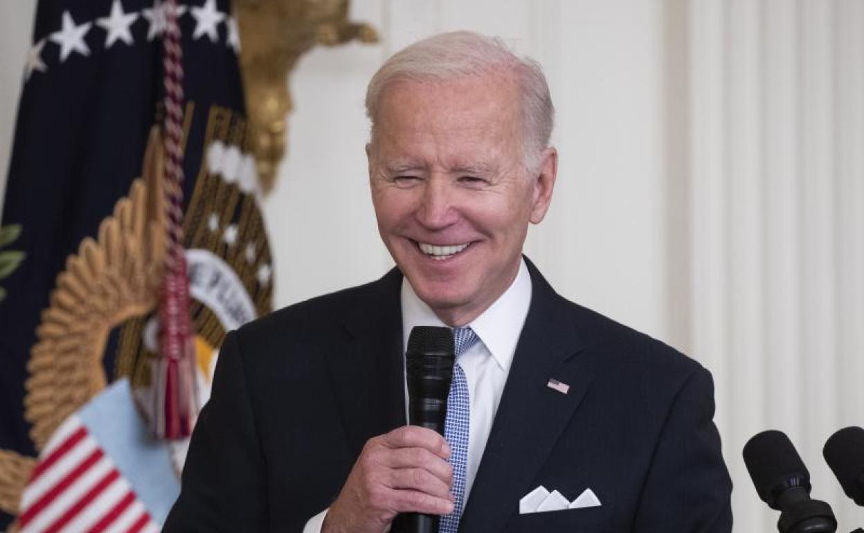 El presidente de EE UU, Joe Biden, durante un acto en la Casa Blanca el pasado viernes. 