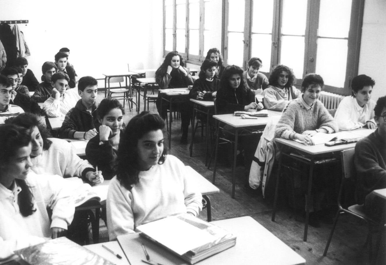 Uno de los primeros cursos del Bachillerato Internacional.