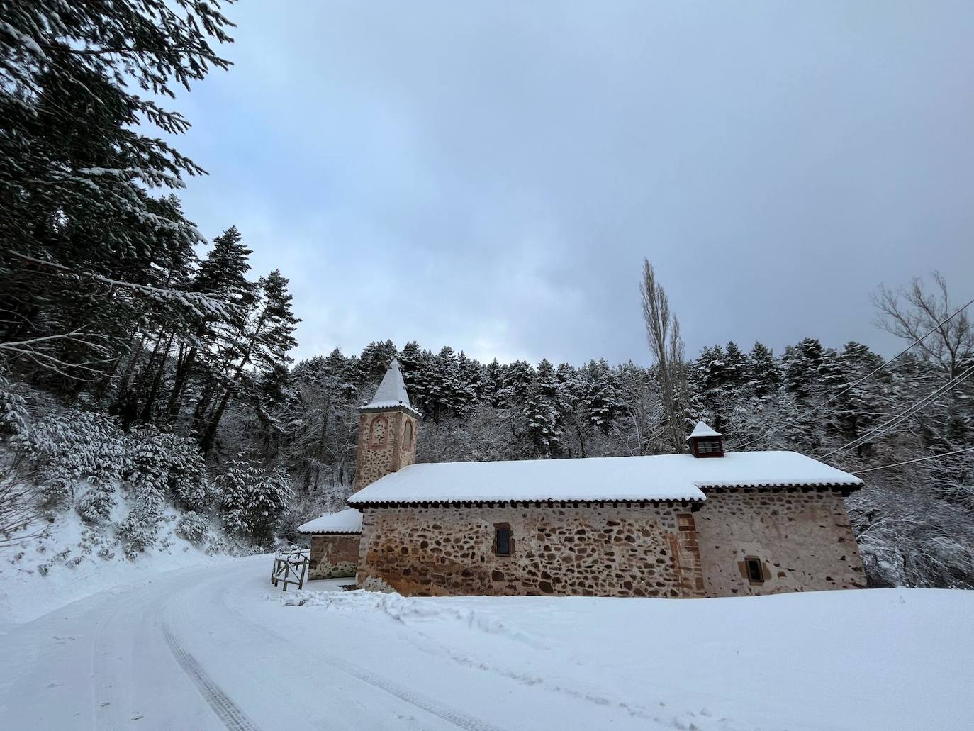 Fotos: Nieve en Ortigosa y El Rasillo