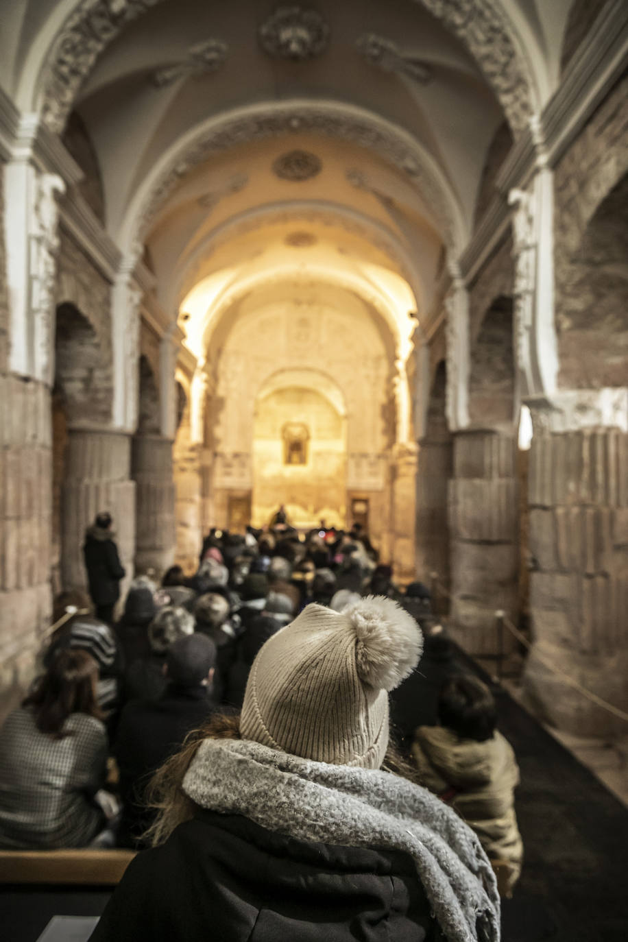 Fotos: Más voces y más lengua en la Basílica de Santa María de Arcos, en Tricio