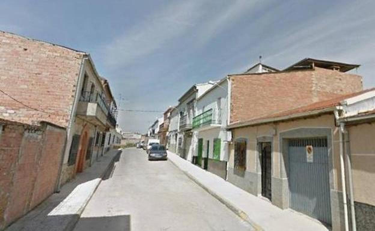 Calle El Greco, a las afueras de Villanueva del Arzobispo