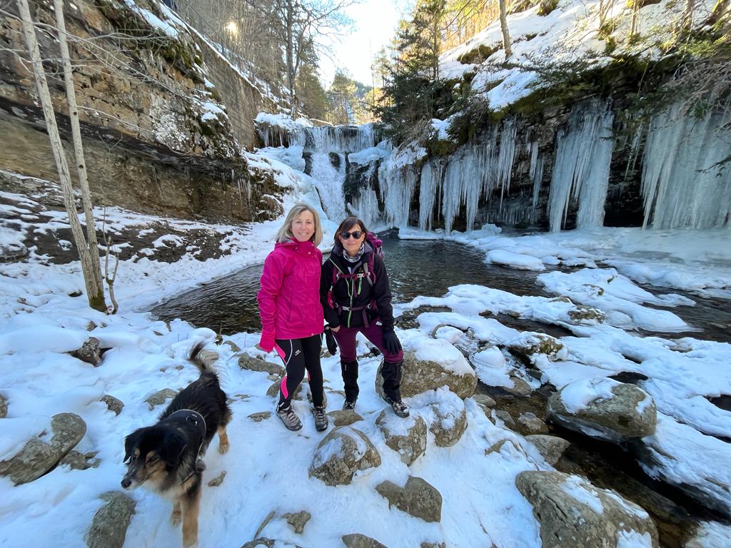 Fotos: Las bellas estampas que dejan el hielo y la nieve en Puente Ra