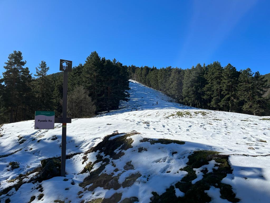Fotos: Las bellas estampas que dejan el hielo y la nieve en Puente Ra