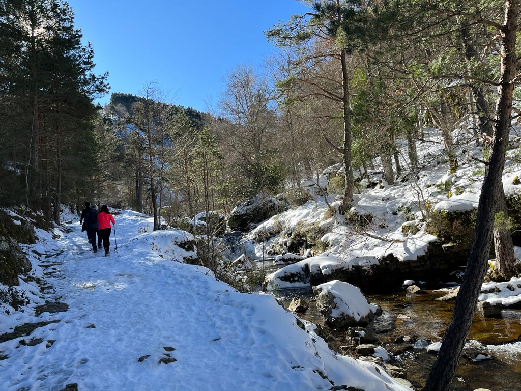 Fotos: Las bellas estampas que dejan el hielo y la nieve en Puente Ra