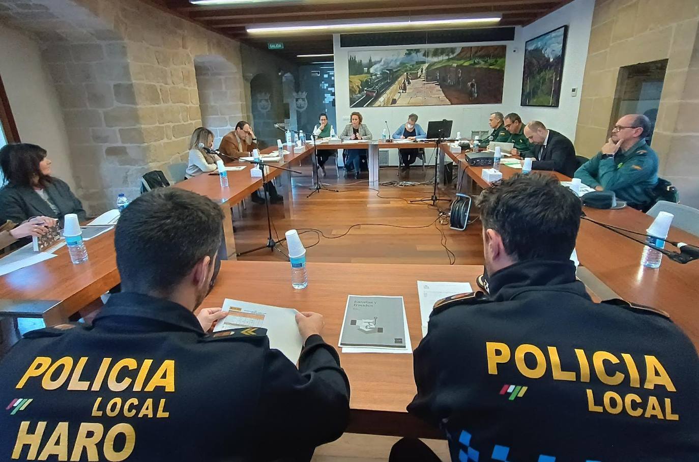 Junta Local de Seguridad celebrada en Haro. 