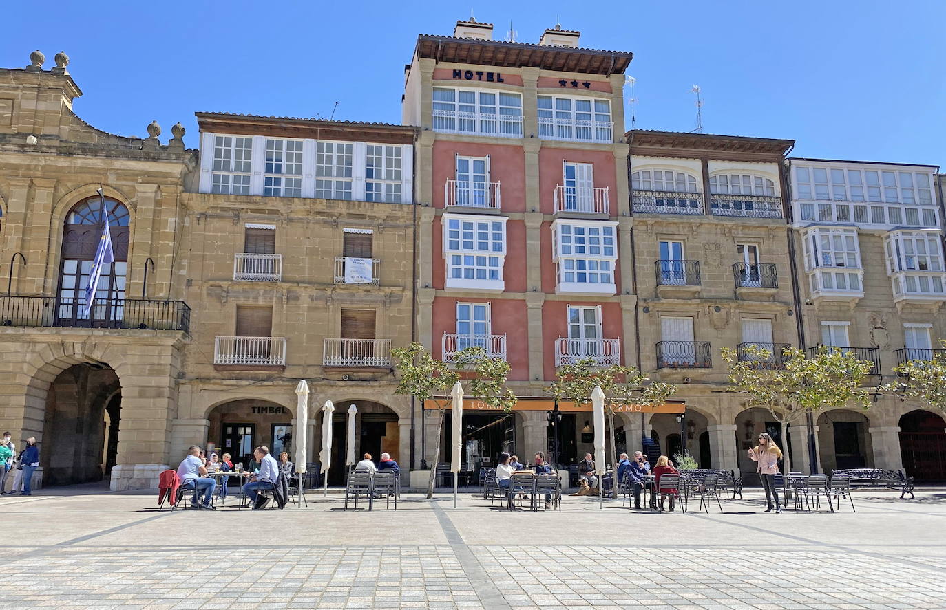 Plaza de la Paz en Haro. 