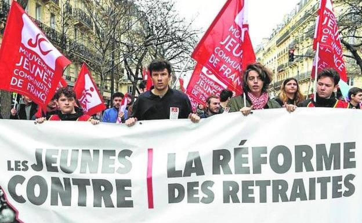 Las protestas se extendieron por diferentes puntos de Francia