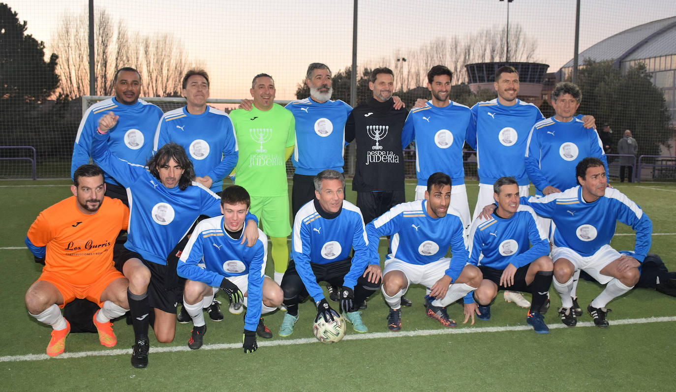 Fotos: El partido benéfico entre veteranos del Real Madrid y el Logroñés en Villamediana