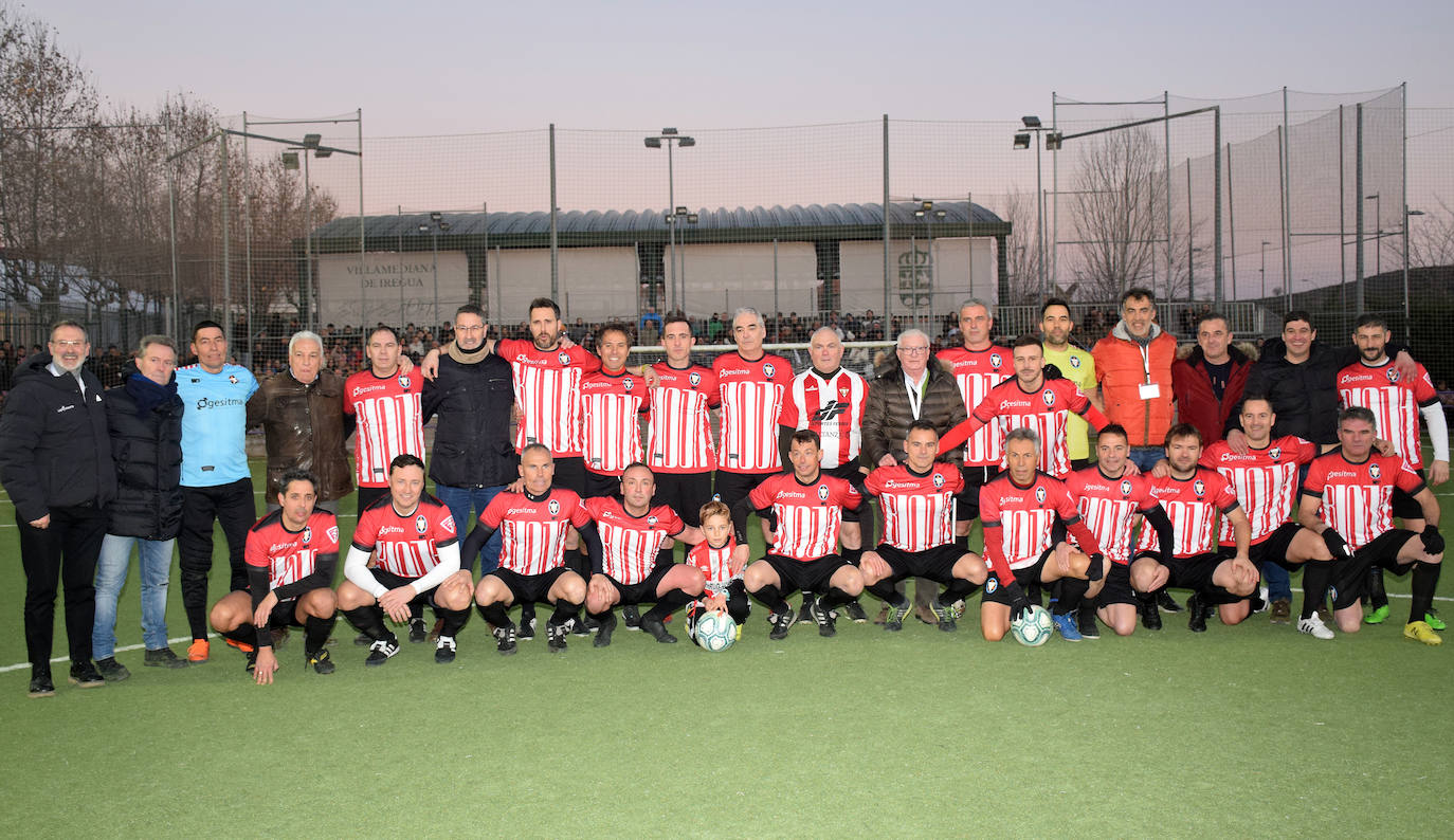 Fotos: El partido benéfico entre veteranos del Real Madrid y el Logroñés en Villamediana