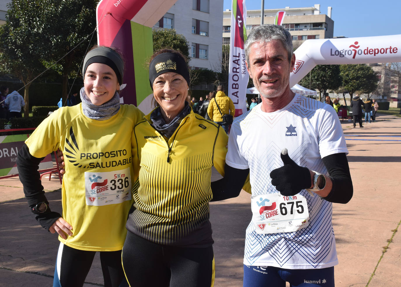 Fotos: Quinientas personas participan en &#039;En Logroño se corre&#039;