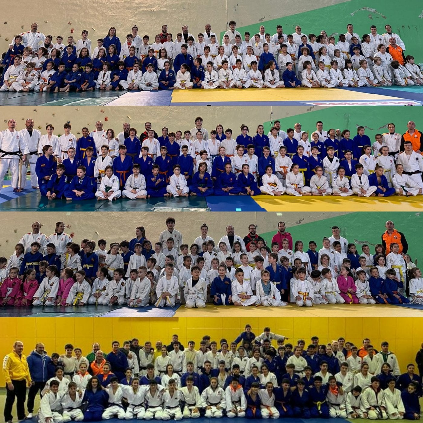 Una jornada doble con 380 judokas