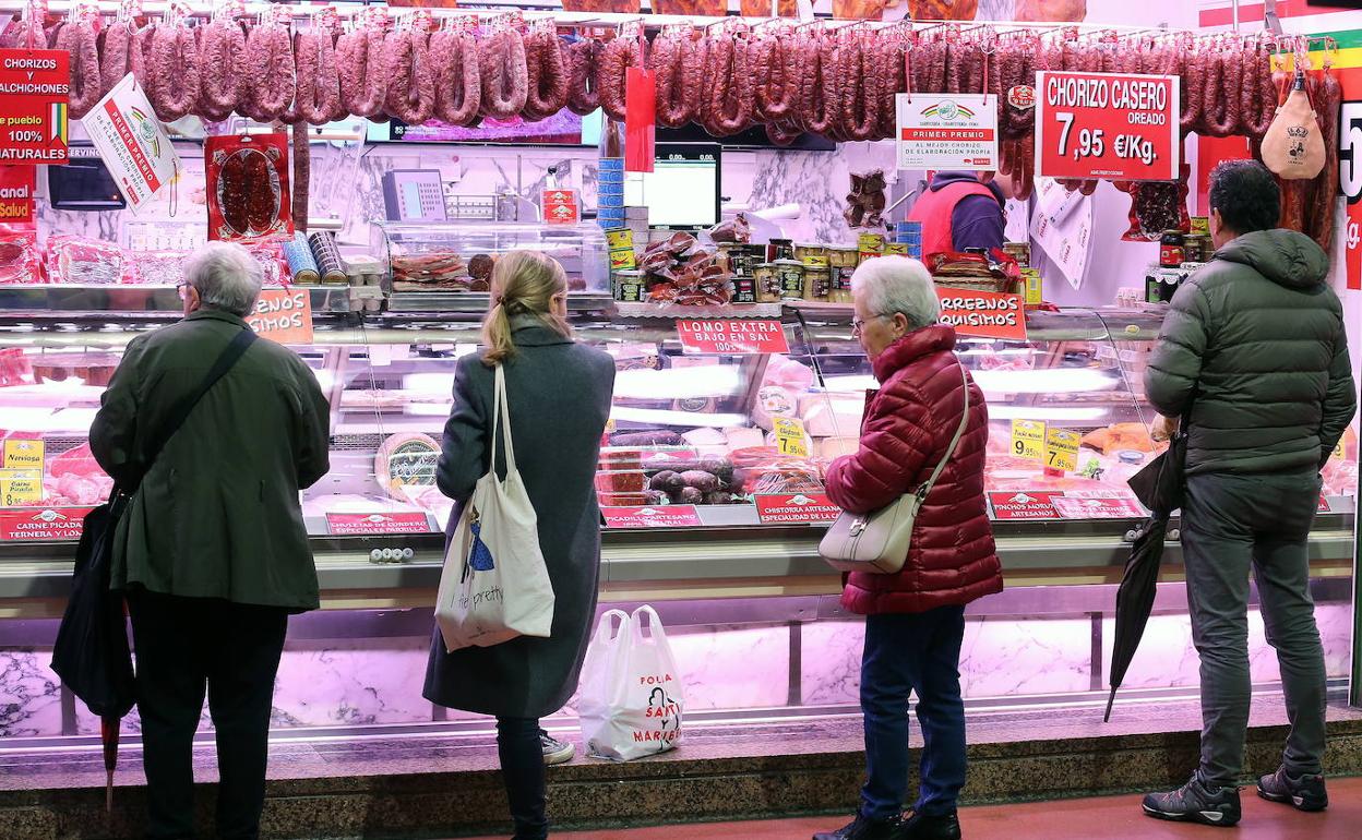 Imagen de archivo de un puesto en el mercado de San Blas.