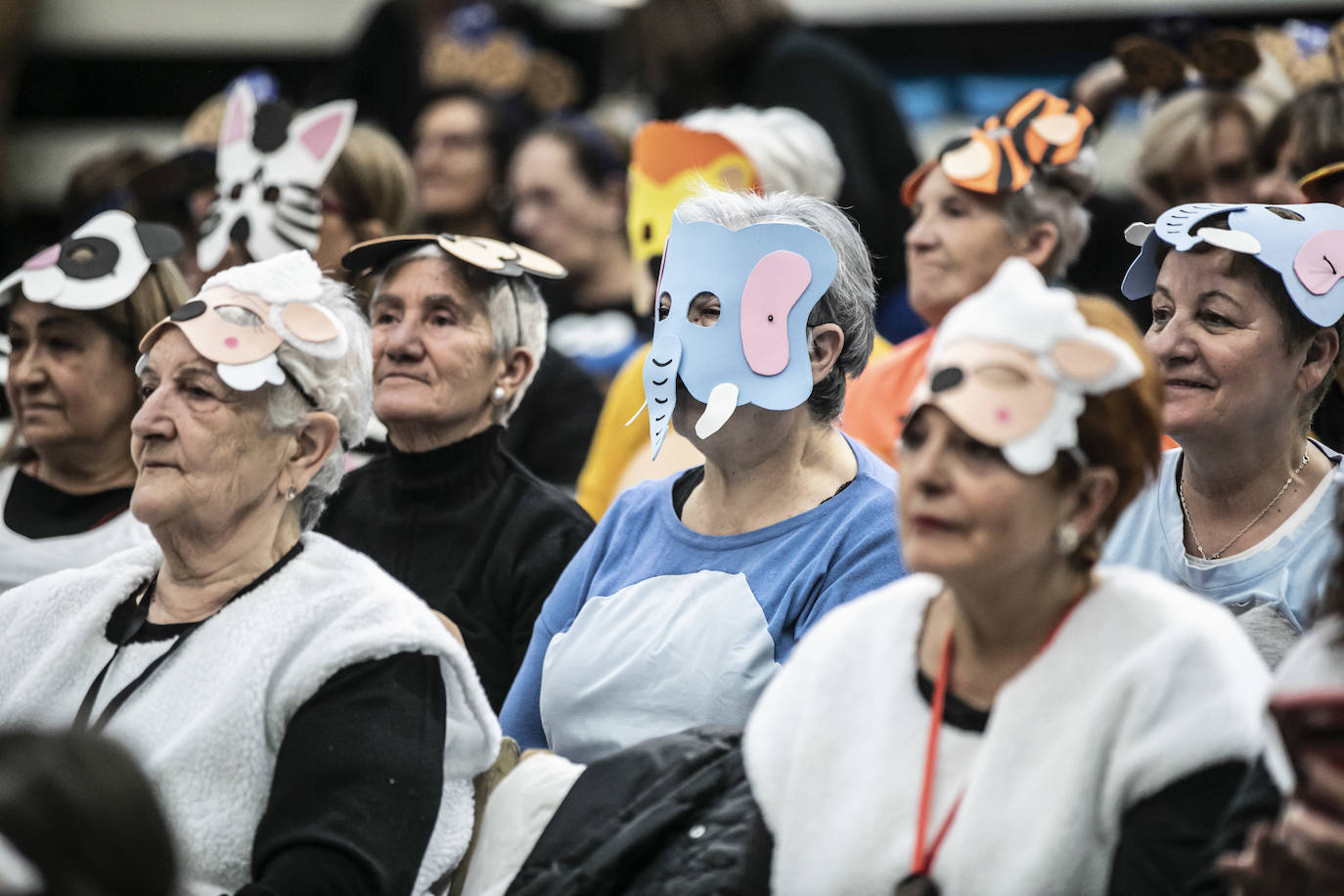 Fotos: Los mayores calientan el Carnaval