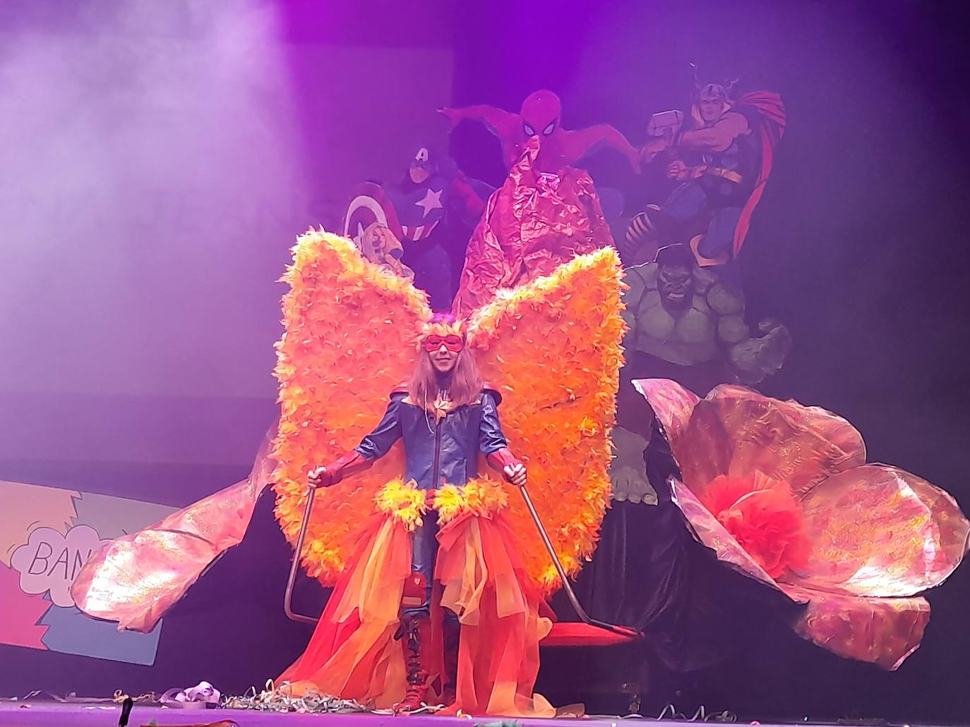 Aquaman Poseidón y Harley Quinn reinaron en el Carnaval de Calahorra. 