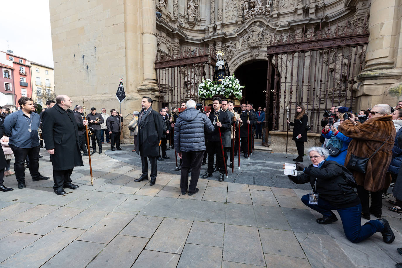 Fotos: Encuentro de cofradías de Semana Santa, en Logroño