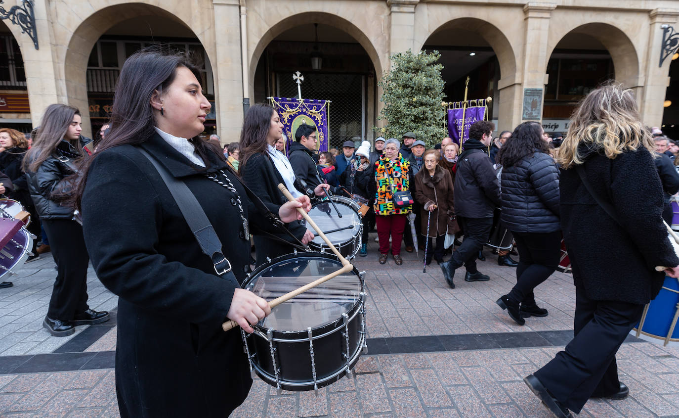 Fotos: Encuentro de cofradías de Semana Santa, en Logroño