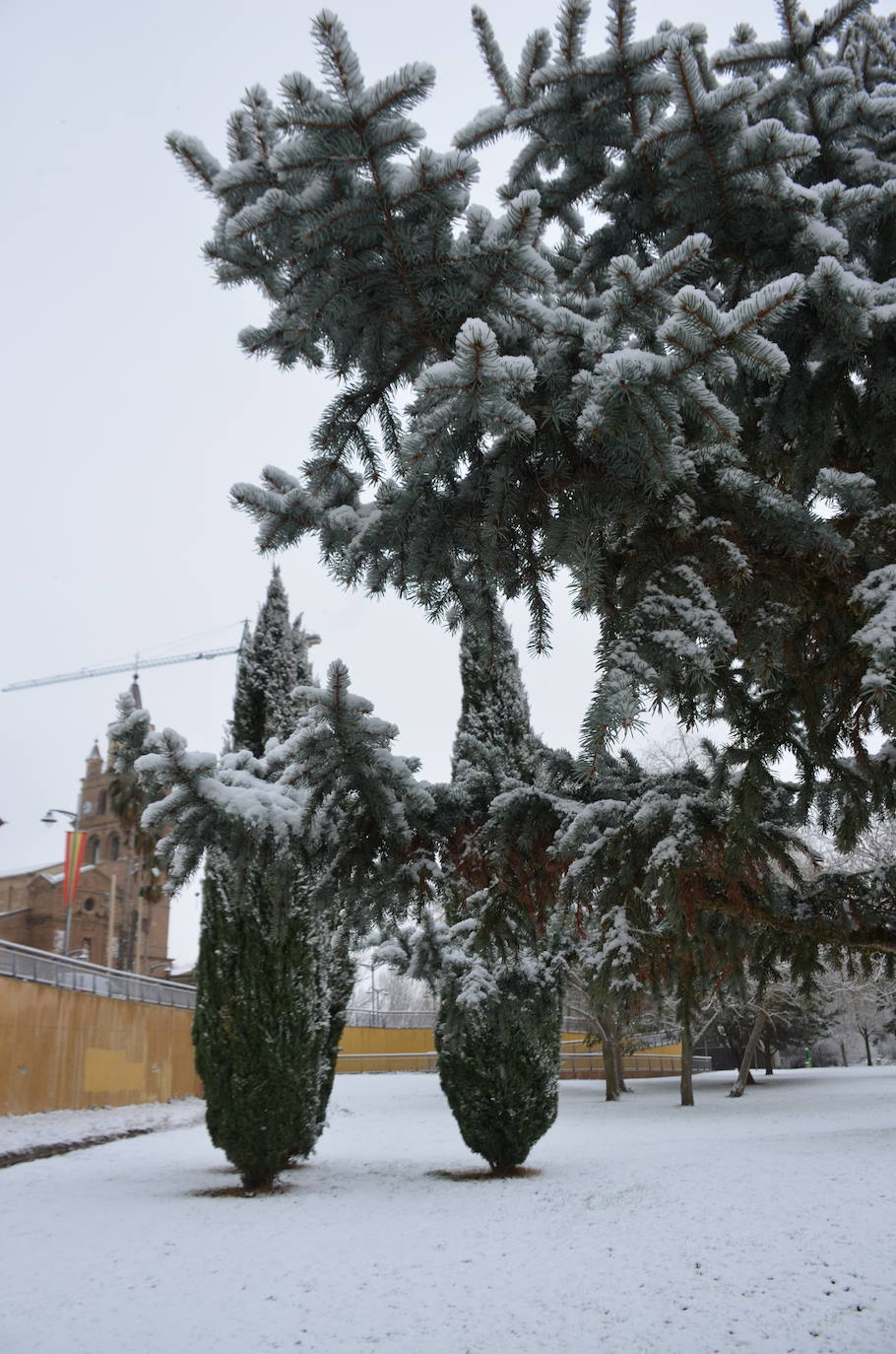 Fotos: Calahorra, epicentro de la nevada en el valle del Ebro