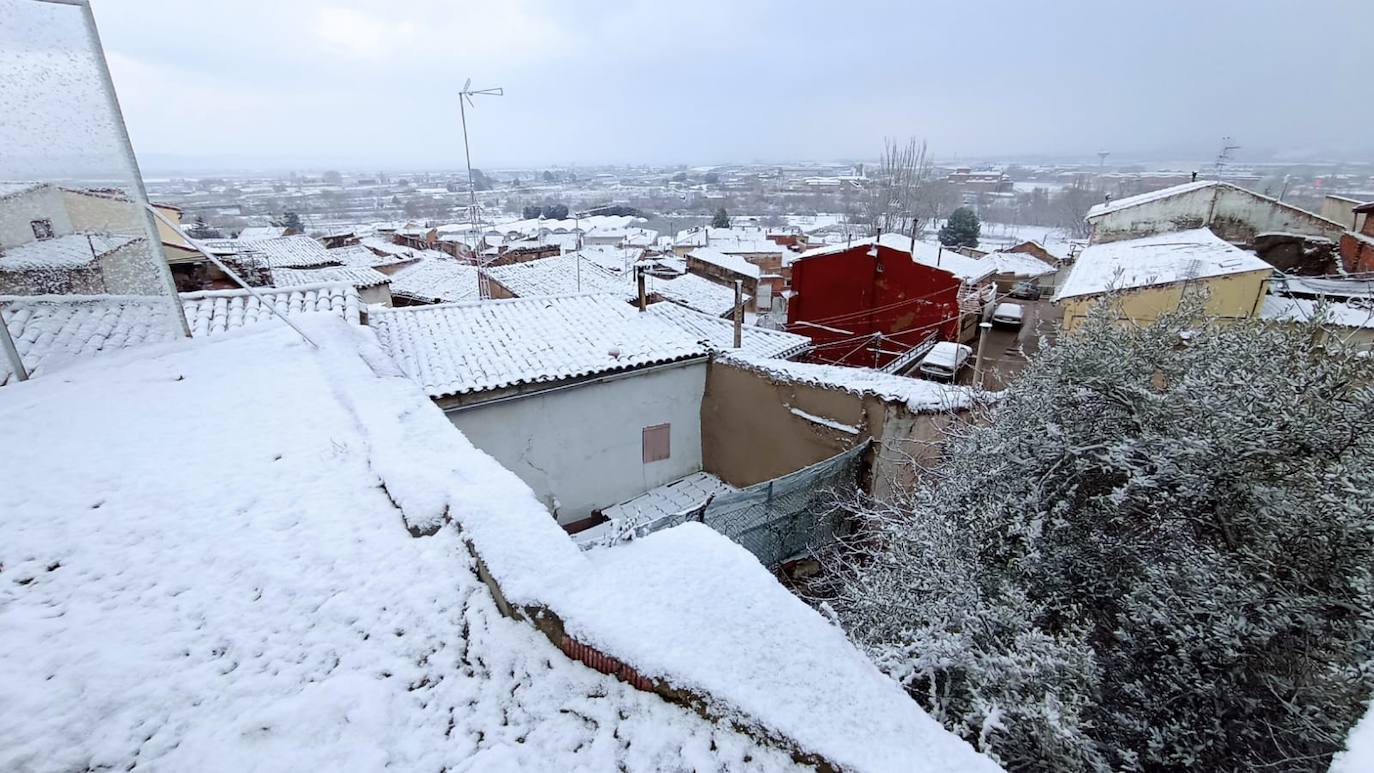 Fotos: Calahorra, epicentro de la nevada en el valle del Ebro