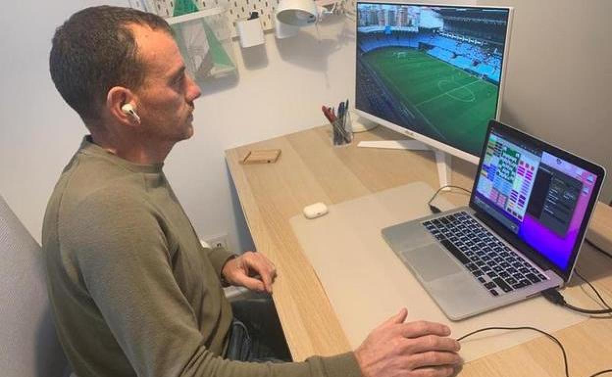 El teletrabajo llega al fútbol: así es el método de Alberto González