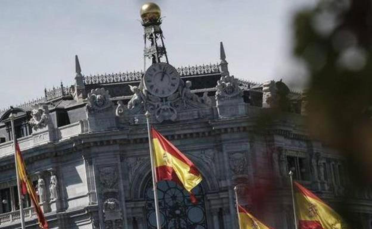 Fachada del Banco de España.