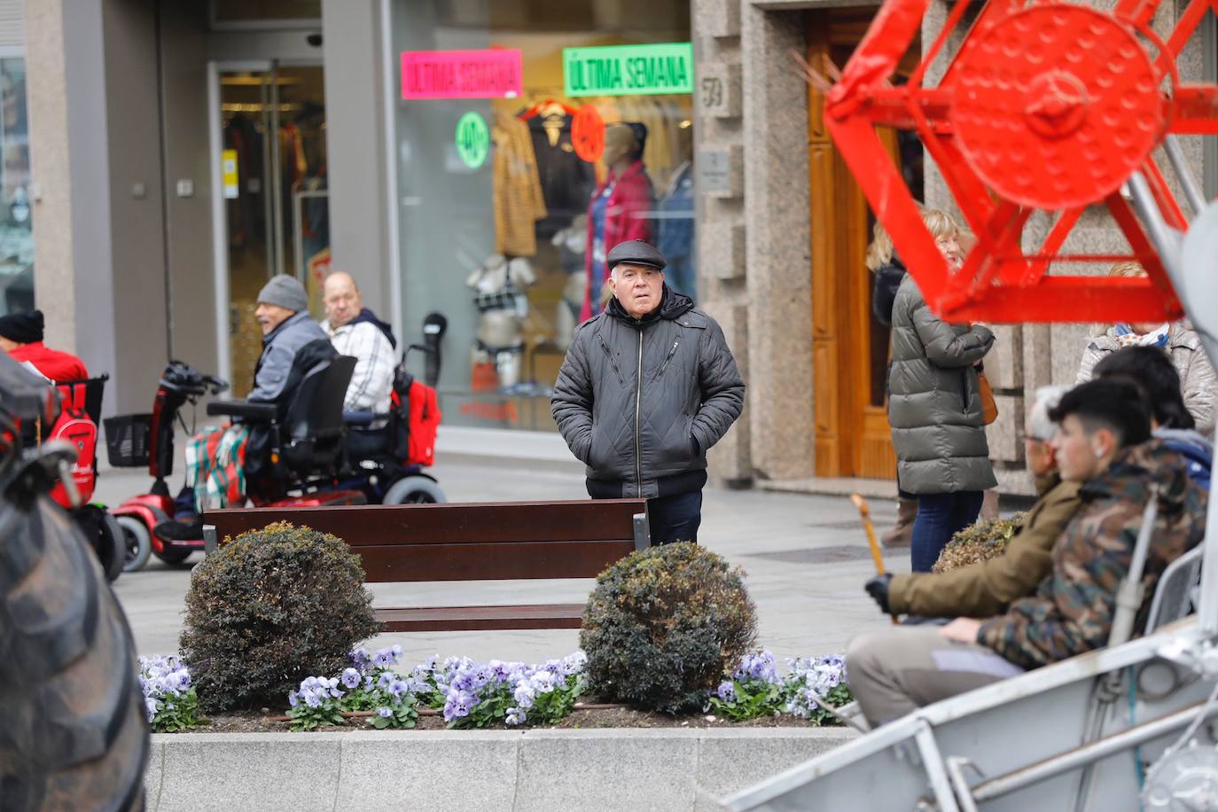 Fotos: La tractorada atraviesa la calle Chile y enfila Gran Vía