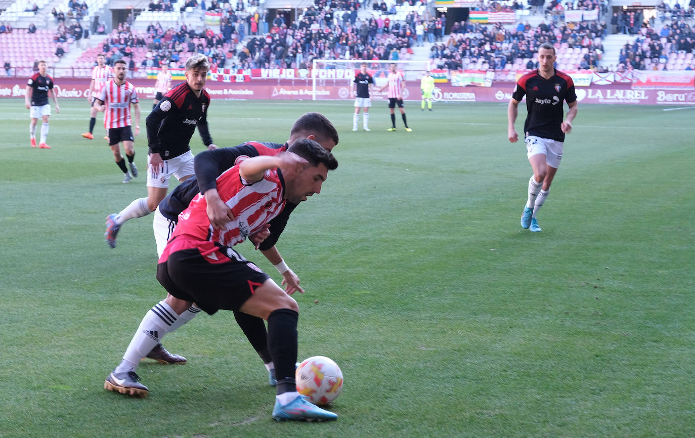 Fotos: El triunfo de la UD Logroñés frente a Osasuna hace sonreír a Las Gaunas