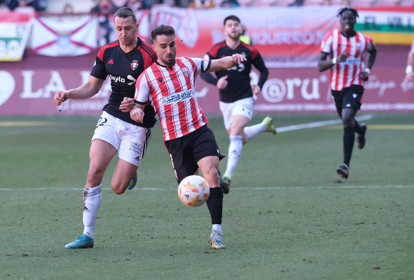Fotos: El triunfo de la UD Logroñés frente a Osasuna hace sonreír a Las Gaunas