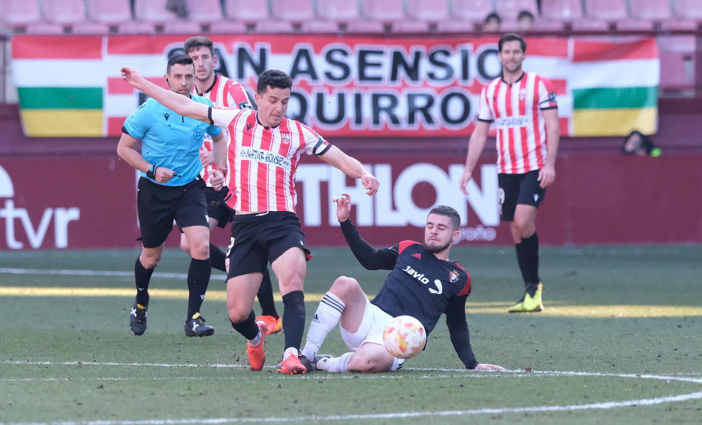 Fotos: El triunfo de la UD Logroñés frente a Osasuna hace sonreír a Las Gaunas
