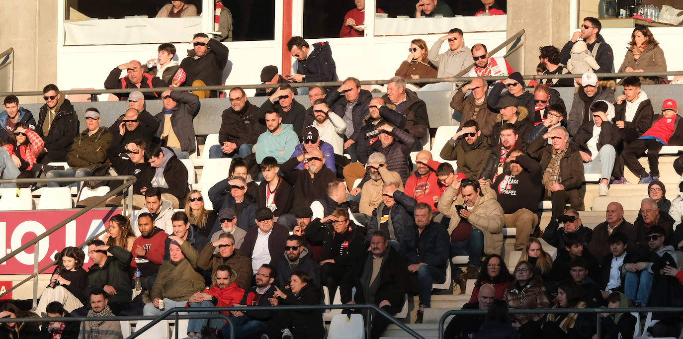 Fotos: El triunfo de la UD Logroñés frente a Osasuna hace sonreír a Las Gaunas