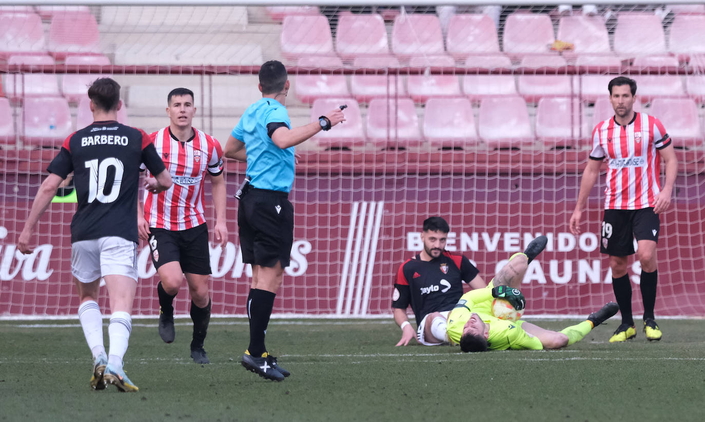 Fotos: El triunfo de la UD Logroñés frente a Osasuna hace sonreír a Las Gaunas