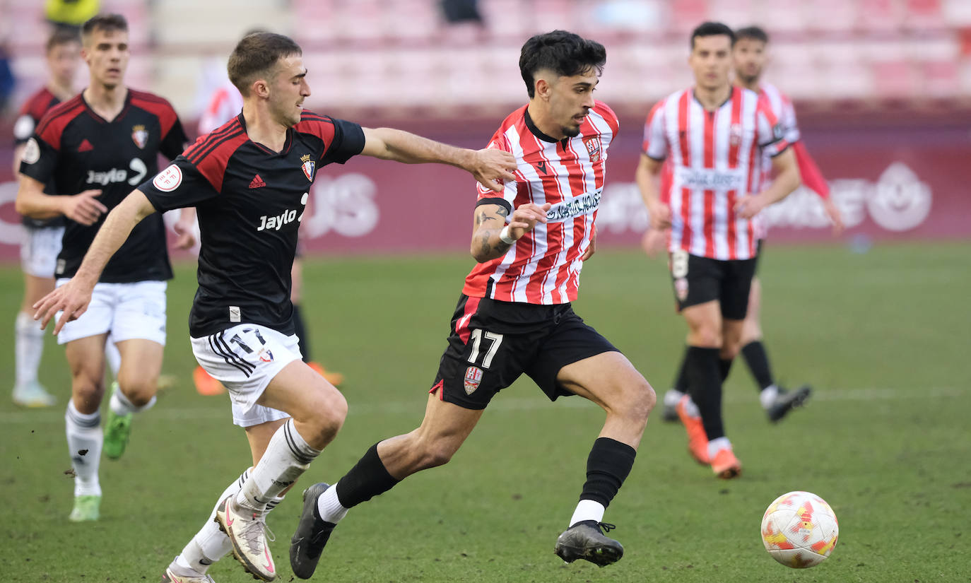 Fotos: El triunfo de la UD Logroñés frente a Osasuna hace sonreír a Las Gaunas