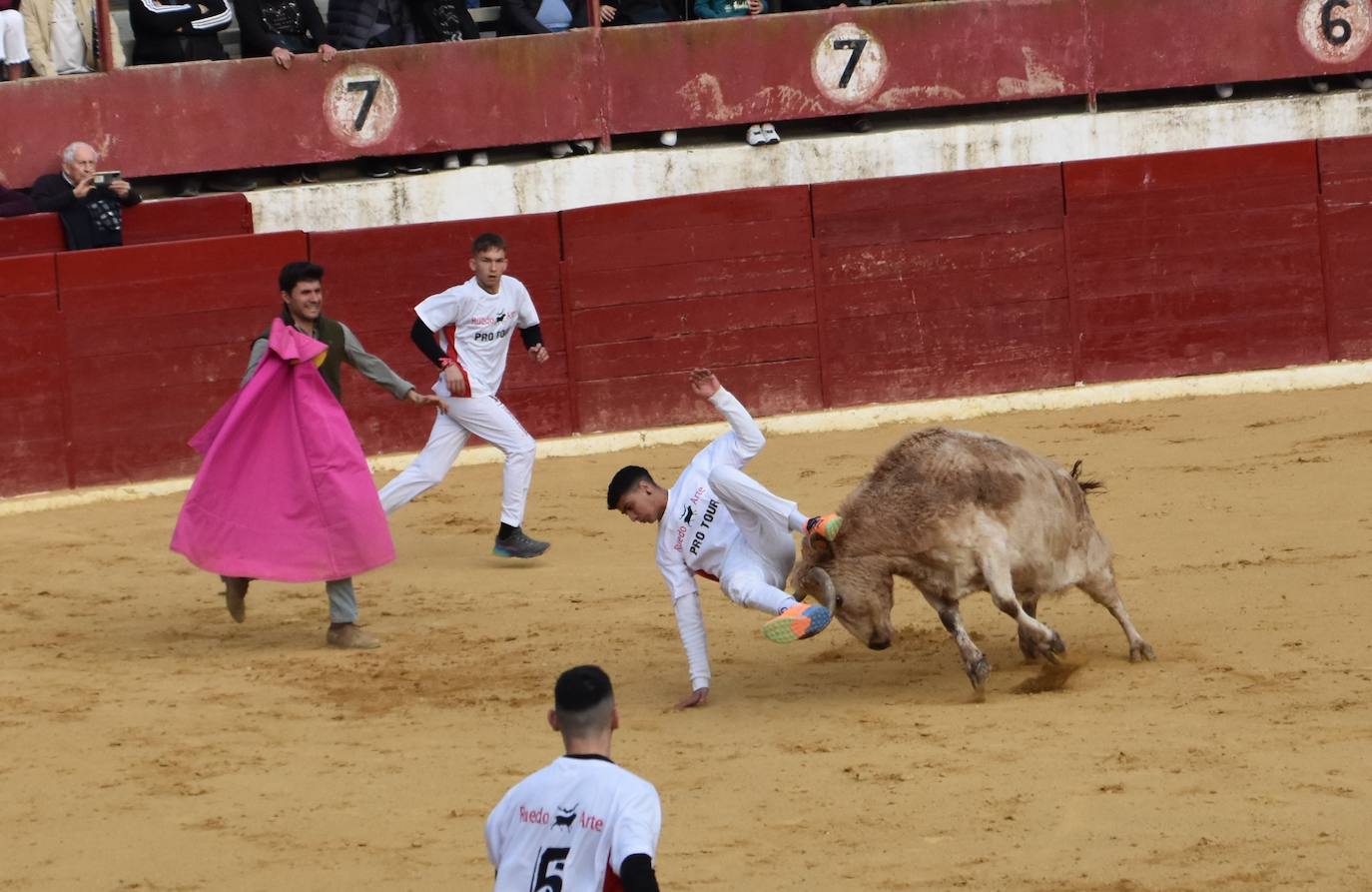 Fotos: Gigantes, cabezudos y recortadores para el cierre de fiestas de Calahorra