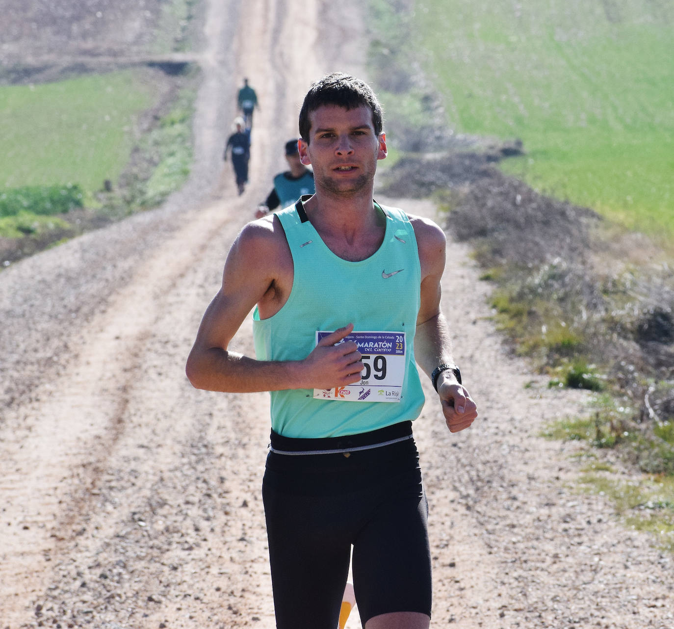 Fotos: El najerino David Martínez se impone en la Media Maratón del Camino