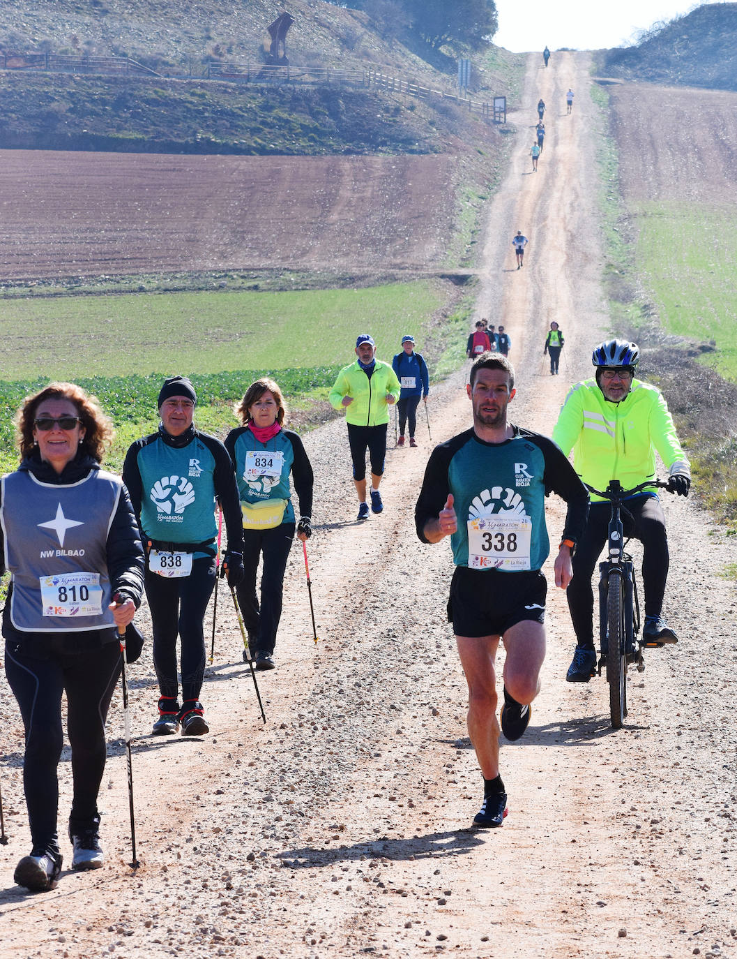 Fotos: El najerino David Martínez se impone en la Media Maratón del Camino