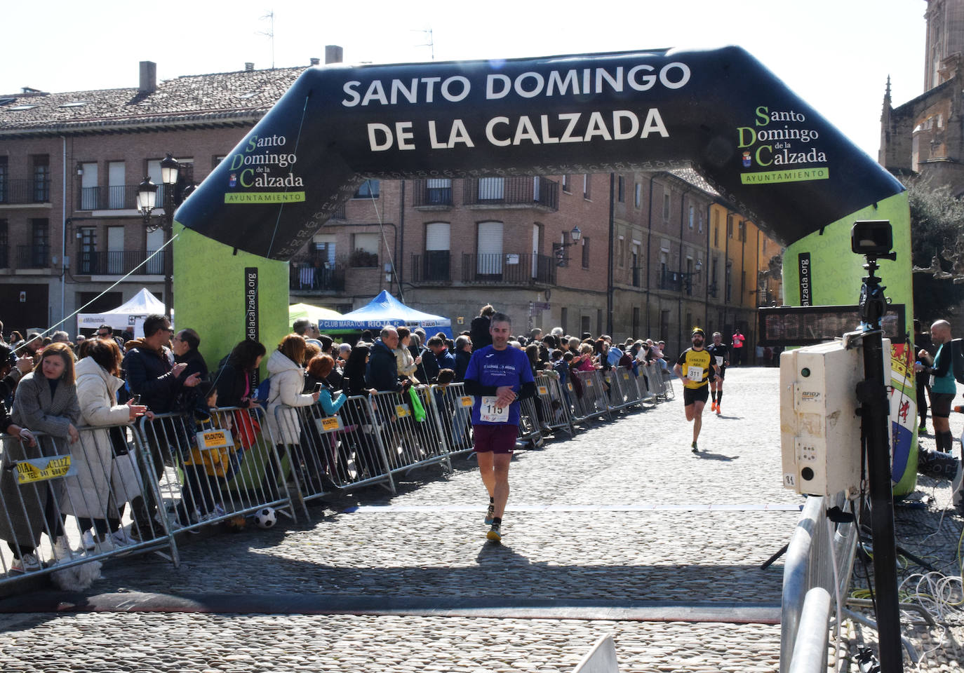 Fotos: El najerino David Martínez se impone en la Media Maratón del Camino