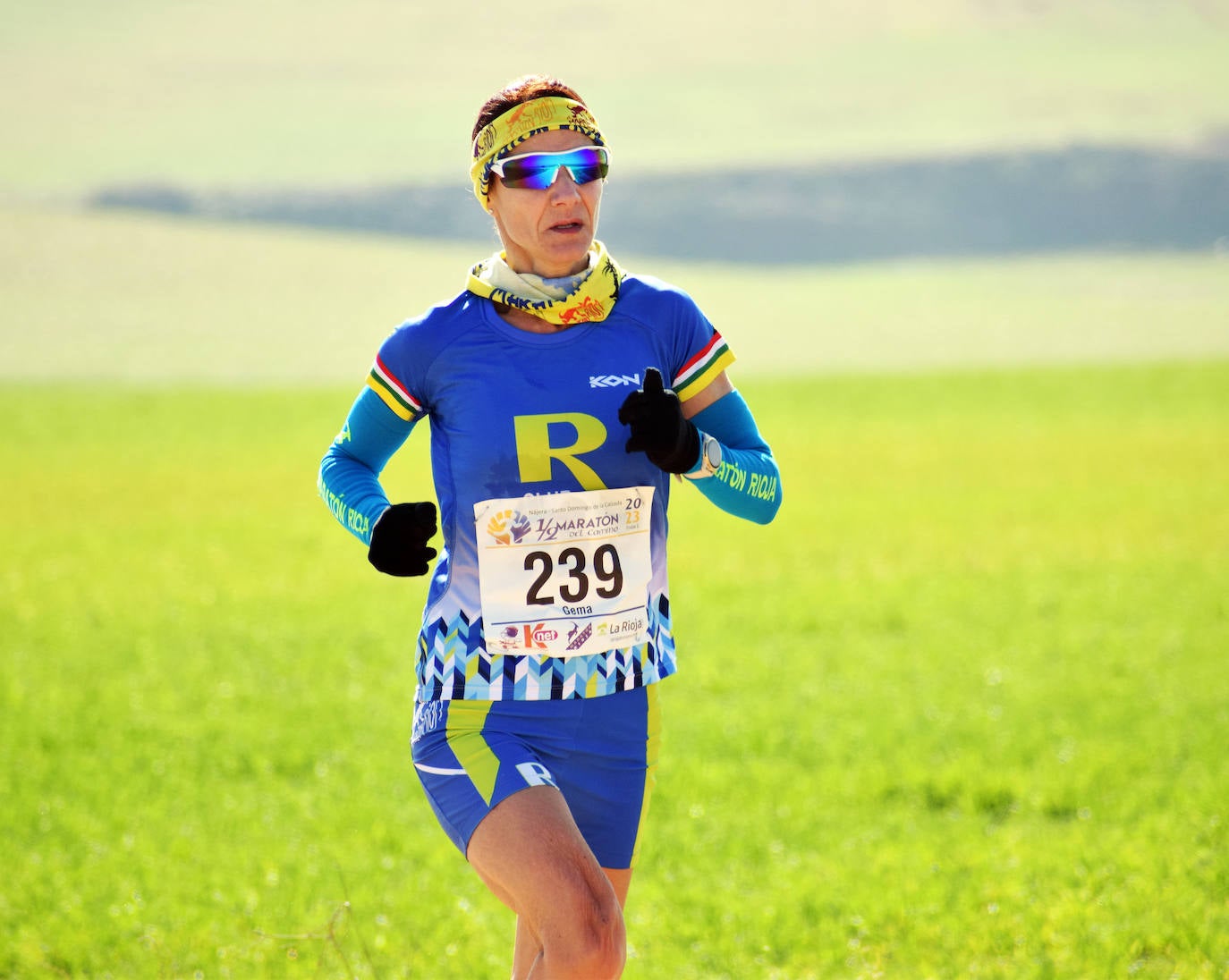 Fotos: El najerino David Martínez se impone en la Media Maratón del Camino