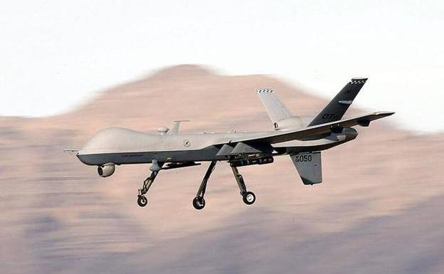 El dron estadounidense MQ-9 Reaper, en acción.