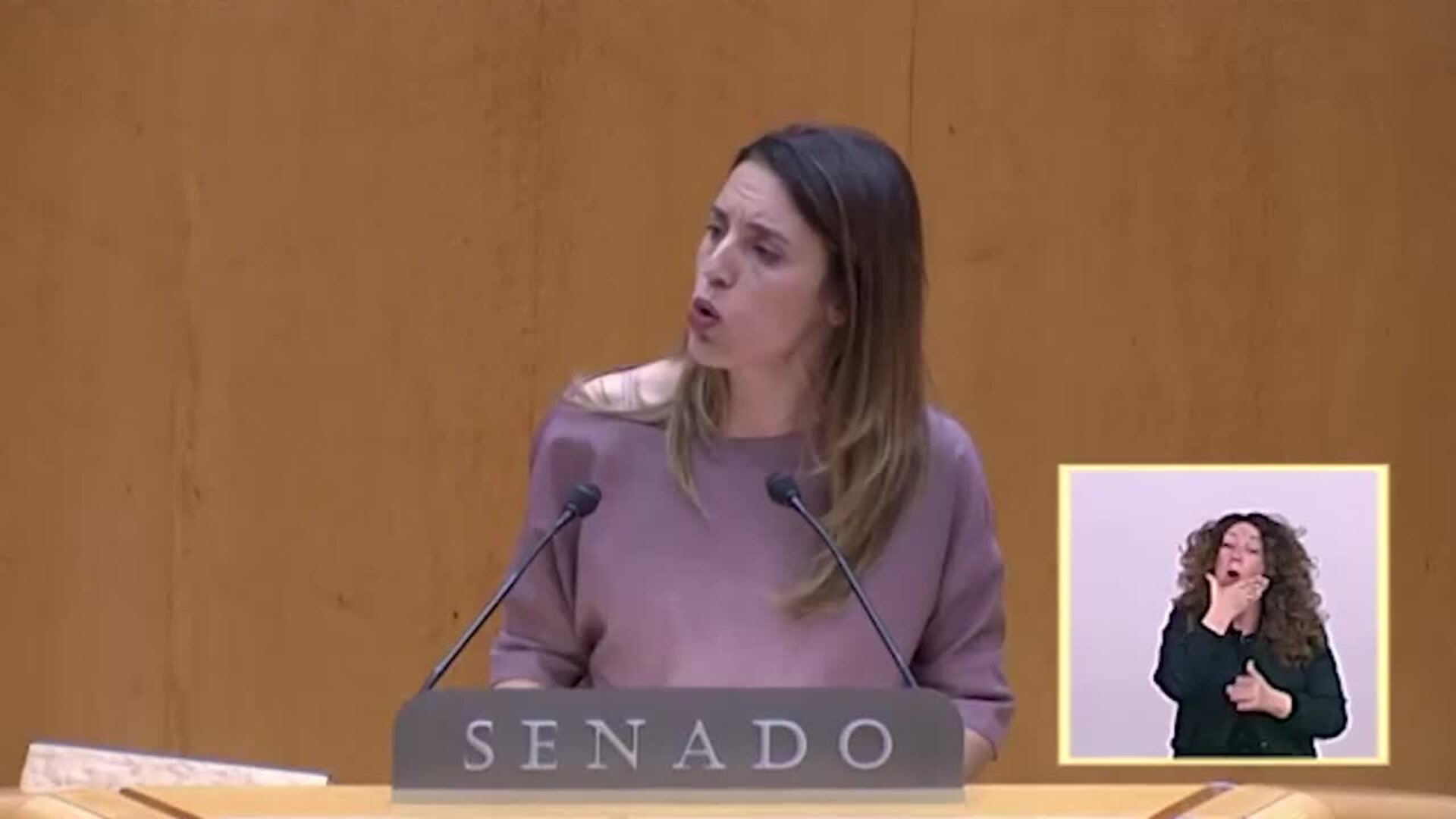 Irene Montero dice que "la mayoría" de agresores sexuales en España "no pisan" un juzgado